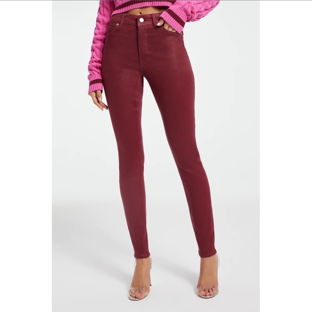 SOLD! Good American Good Jean in color Cardinal0001. Size 18